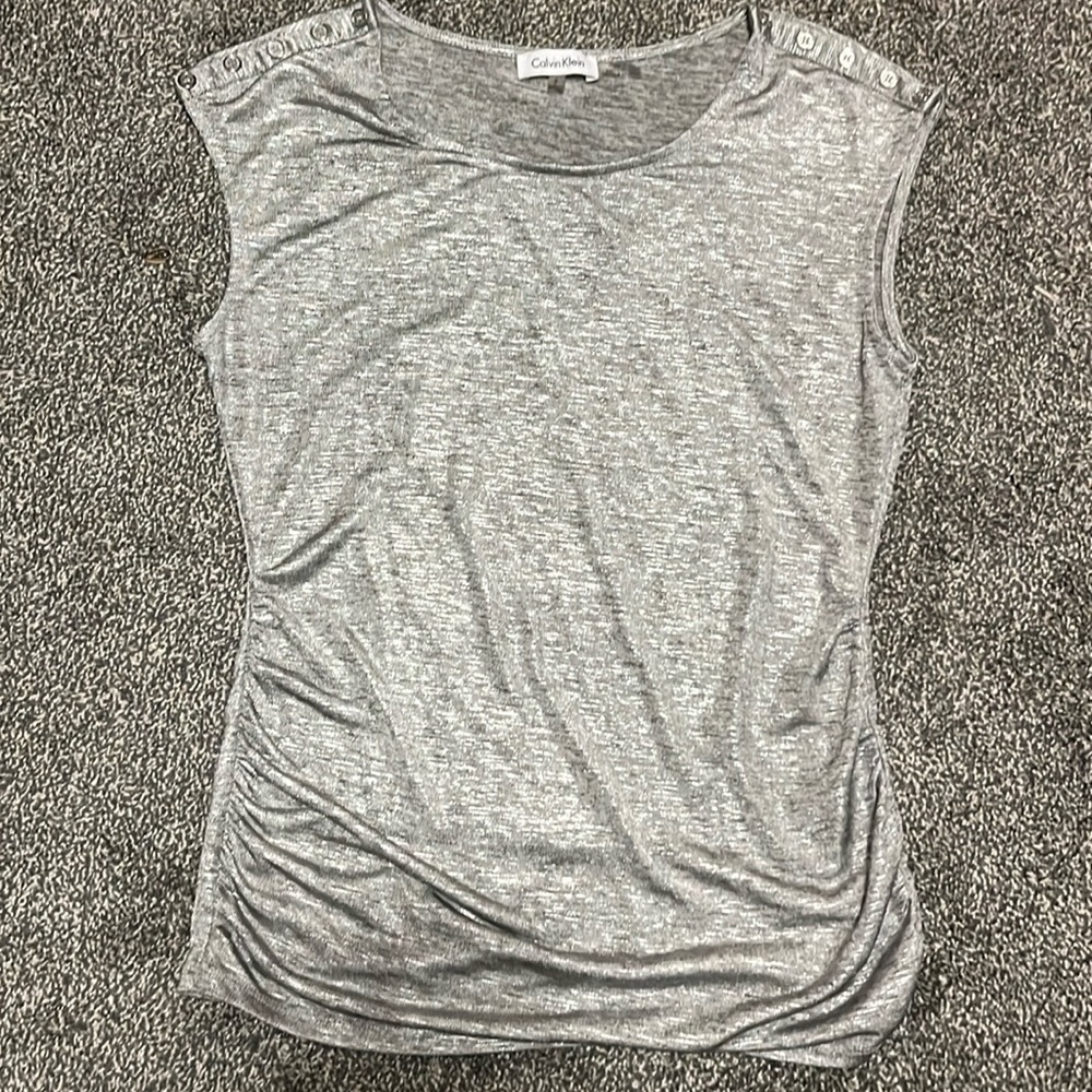 Silver Calvin Klein shirt